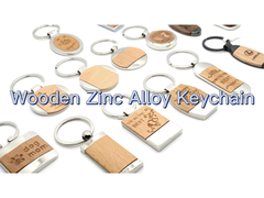Looking for a special gift? Check out this unique zinc alloy inlaid wooden keychain