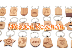 Personalized Wooden Keychains Customized Sublimation Wooden Keyring