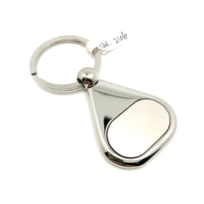 Metal Keychain Holder Available with Individual Polybag Packaging and OEM/ODM Options