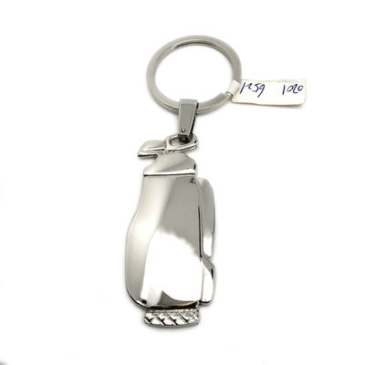 Bird Metal Keychain Holder Personalized Key Chain in Individual Polybag