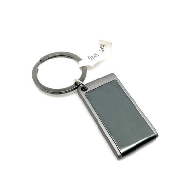 Metal Keychain Holder Iron Keychain Container with Black Gun