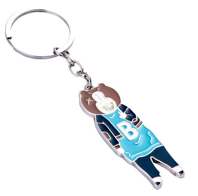 Custom Logo Metal Keychain With Durable Enamel Finish In Assorted Colors For Everyday Use