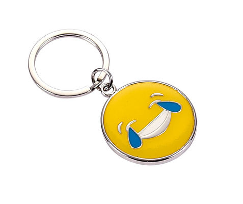 Custom Shaped Metal Keychains with Lacquer Plating for Souvenirs
