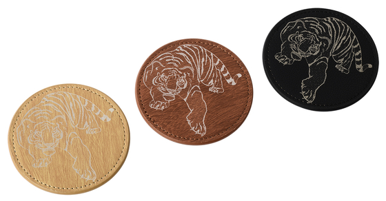 Protect Your Table in Style with Our Durable Beverage Coasters Set and Special Design Base