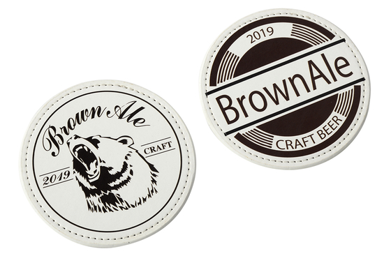 6 Pieces Bar Coasters Set Absorbent Features for Your Bar Table Essentials