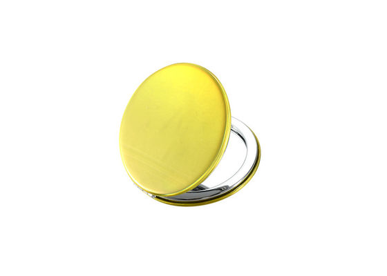 Jelly Color ABS Cosmetic Pocket Mirror Debossing 10mm Thickness Small Hand Mirror