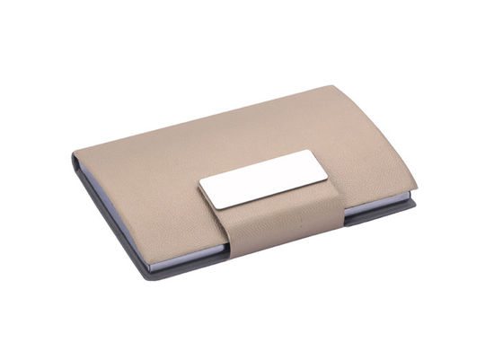 Debossing Personalized Business Card Holder Zinc Alloy Metal Business Card Holder