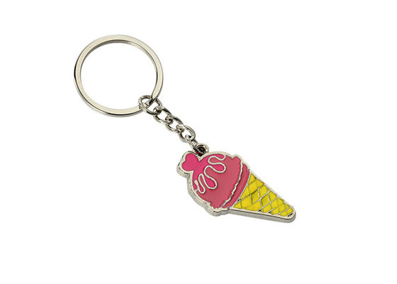 Good price Pantone Enamel Ice Cream Key Chain Zinc Alloy Cute Car Keychains online