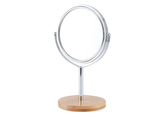 Good price UV Printing Round Makeup Mirror Rotatable Two Sided Mirror Glass Laser Engraving online