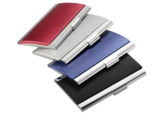 Aluminum Colorful Name Card Holder Metal Custom Logo Card Case