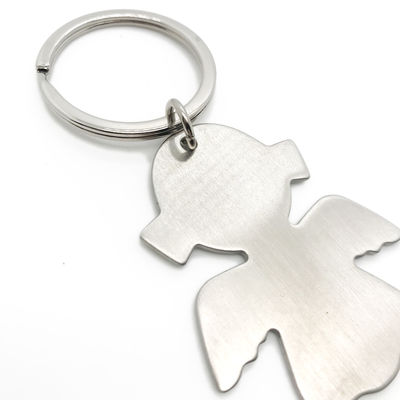 As Photo Girl Metal zinc alloy Key Chain with Keychain Holder
