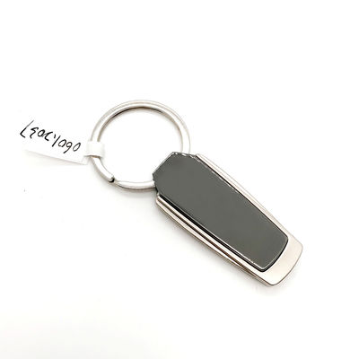 Individual Polybag Package Gun Black Metal Keychain Holder Available for OEM/ODM