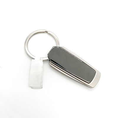 Individual Polybag Package Gun Black Metal Keychain Holder Available for OEM/ODM