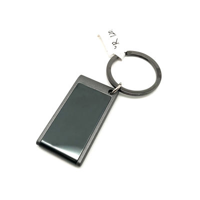 Metal Keychain Holder Iron Keychain Container with Black Gun