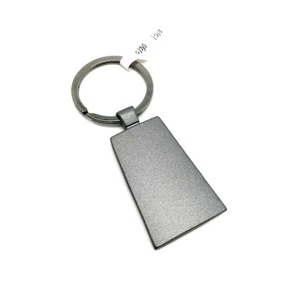 Individual Polybag Package Metal Keychain Holder with Customized Logo Engraving