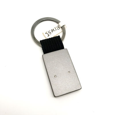 Zinc Alloy Metal Keychain Holder with OEM/ODM Services and Individual Polybag Package