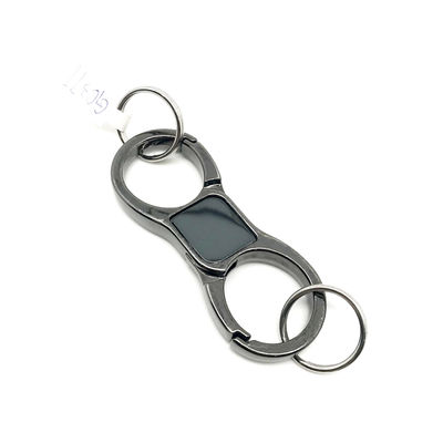 Zinc Alloy Metal Keychain Holder for Durable Payment Term TT and Customized Design