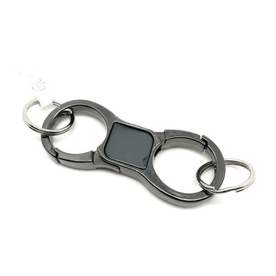 Zinc Alloy Metal Keychain Holder for Durable Payment Term TT and Customized Design