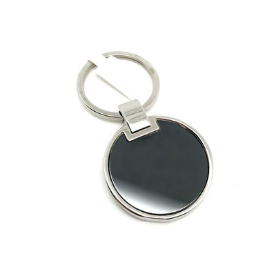 Siliver black Design Metal Keychain Holder TT Payment Term Individual Polybag Package