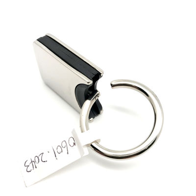 As Photo Metal Keychain Holder with Customized Logo Available