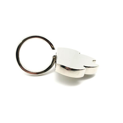 High-Performance Metal Keychain Holder with Durable Siliver Finish