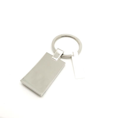 Individual Polybag Package for Durable Metal Keychain Holder with Siliver Finish