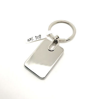 25x75x5mm Metal Keychain Holder High Durability