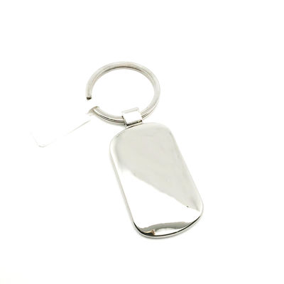 Customizable Metal Keychain Holder 29x87x6mm Modern