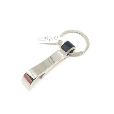 Shinny Nickel Keychain Bottle Opener Souvenir Combination
