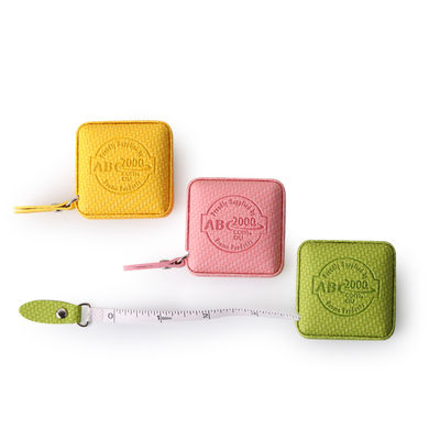 Round And Square PU ABS Tape Measure With 1/60 Inch Accuracy