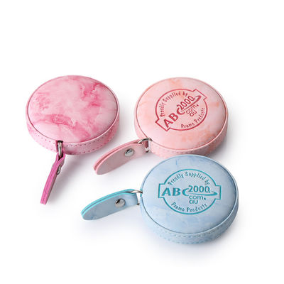 Customized Color PU ABS Tape Measure Double Sided 150mm/60inch Range Retractable Ruler In Polybag