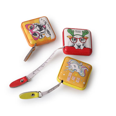 Accuracy Double Sided Retractable PU Tape Measure With Customizable Color And 150mm/60inch Range