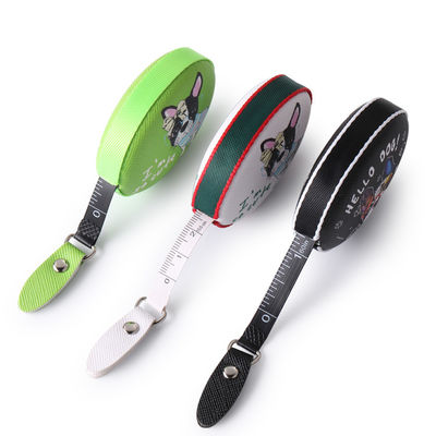 Customized Retractable PU Tape Measure Round Rectangle Shape Accuracy Long Range