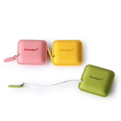 Customized Colour Round Square Rectangle Retractable Tape Measure With 12mm Blade