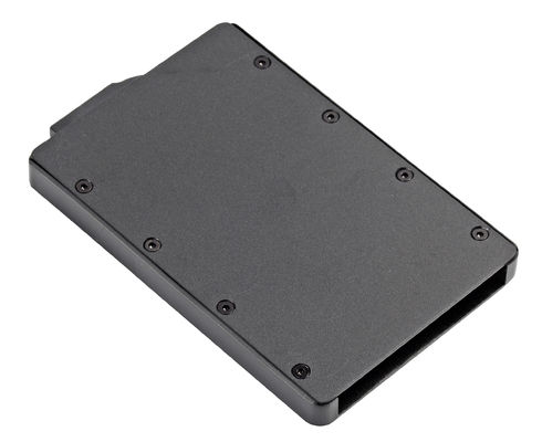 RFID Credit Card Wallet Classic PU / Aluminum Organizer With Stitching