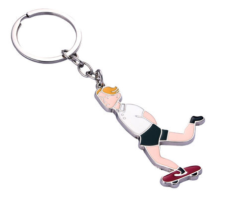 Personalized Charming Metal Keychain Featuring Customized Shape For Holding Keys