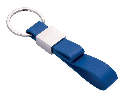 Customizable Durable Top Grain Leather Key Chains Available Colors / Designs Ideal Key Holders