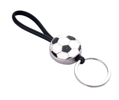 Classic Customized Leather Keychains Durable Key Holders With Available Patterns