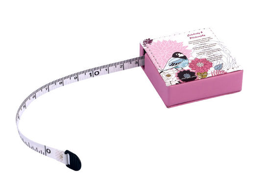 Customized Colour PU ABS Tape Retractable Tape Measure Double Sided Shape Design 1/60 Inch Accuracy