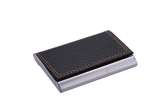 Stylish Rectangle Metal Business Card Case Holds Up To 50 Name Cards
