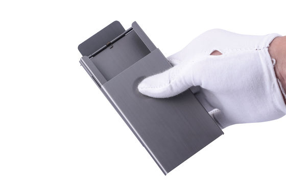Snappy Metal Business Card Case Rectangle Shape