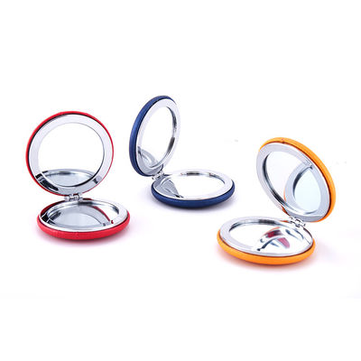 Foldable PU Pocket Mirror With Customized Logo