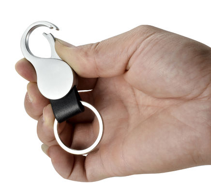 Leather Key Chains With Keychain Holder Customized Pattern Design