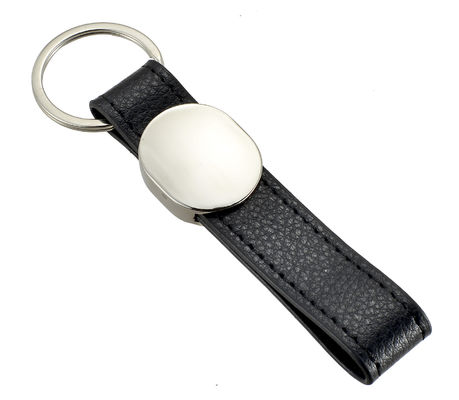 Classic Style Leather Key Chains Customized Pattern Offered