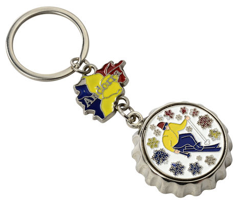 Customized Shape Functional Keychain Adorable Metal Keyholder Lightweight