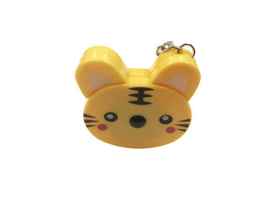 Cute Tiger Retractable Tape Measure ABS Plastic Tailor Animal Metal
