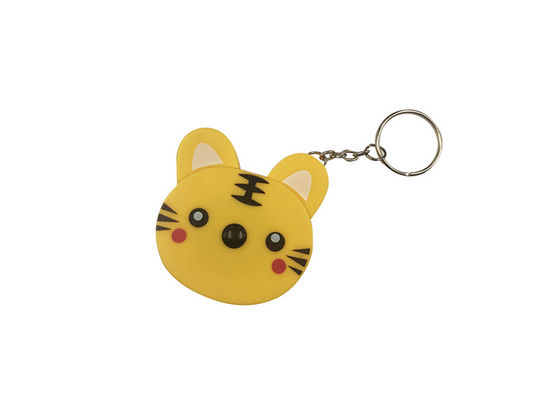 Cute Tiger Retractable Tape Measure ABS Plastic Tailor Animal Metal