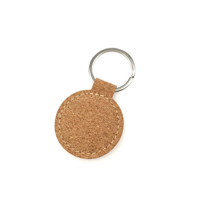 Round Leather Key Chains