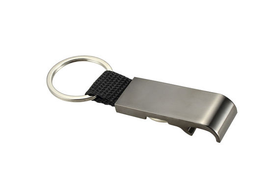 Nylon PU Metal Keychain Holder Shopping Trolley Coin Bottle Opener Keyring