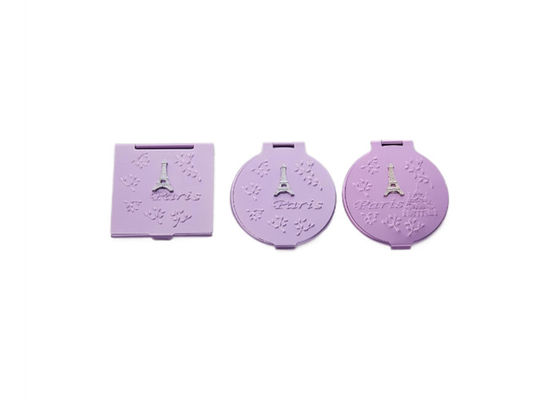 Aluminum Round Small Foldable Mirror Foldable Travel Compact Mirror Square